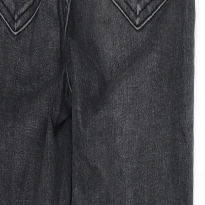 Topshop Womens Grey  Denim Skinny Jeans Size 25 in L32 in - Jamie