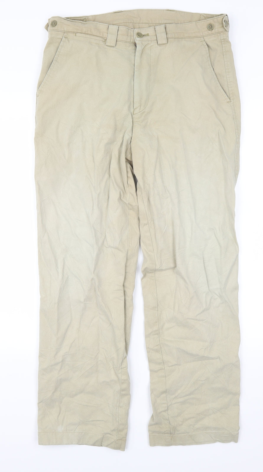 Augusta Mens Beige   Trousers  Size 32 L29 in