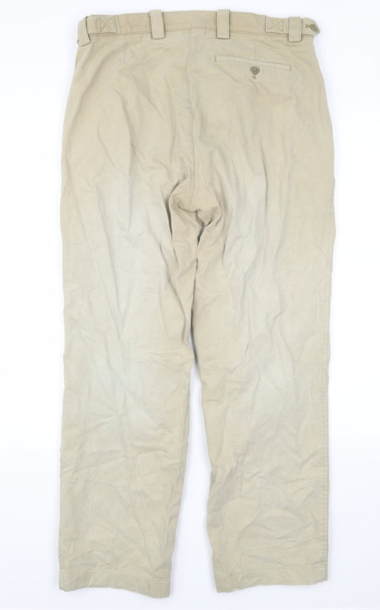 Augusta Mens Beige   Trousers  Size 32 L29 in