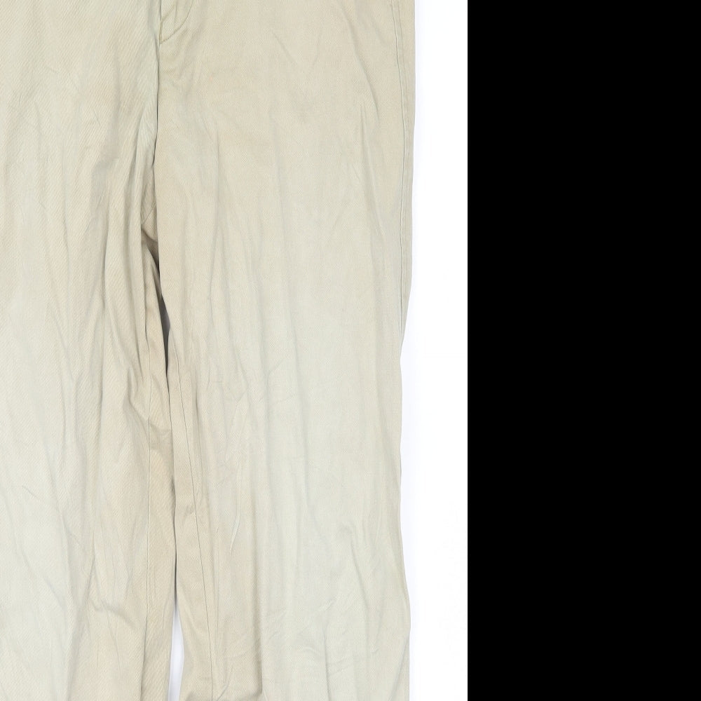 Augusta Mens Beige   Trousers  Size 32 L29 in