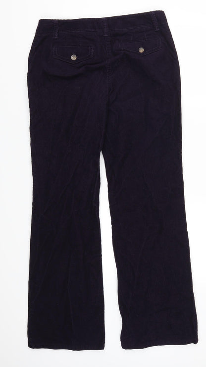 Womens UK Size 32 Ann Taylor Regular Fit  Purple Trousers