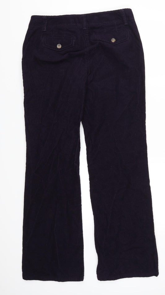Ann Taylor Womens Purple  Corduroy Trousers  Size 32 L31 in