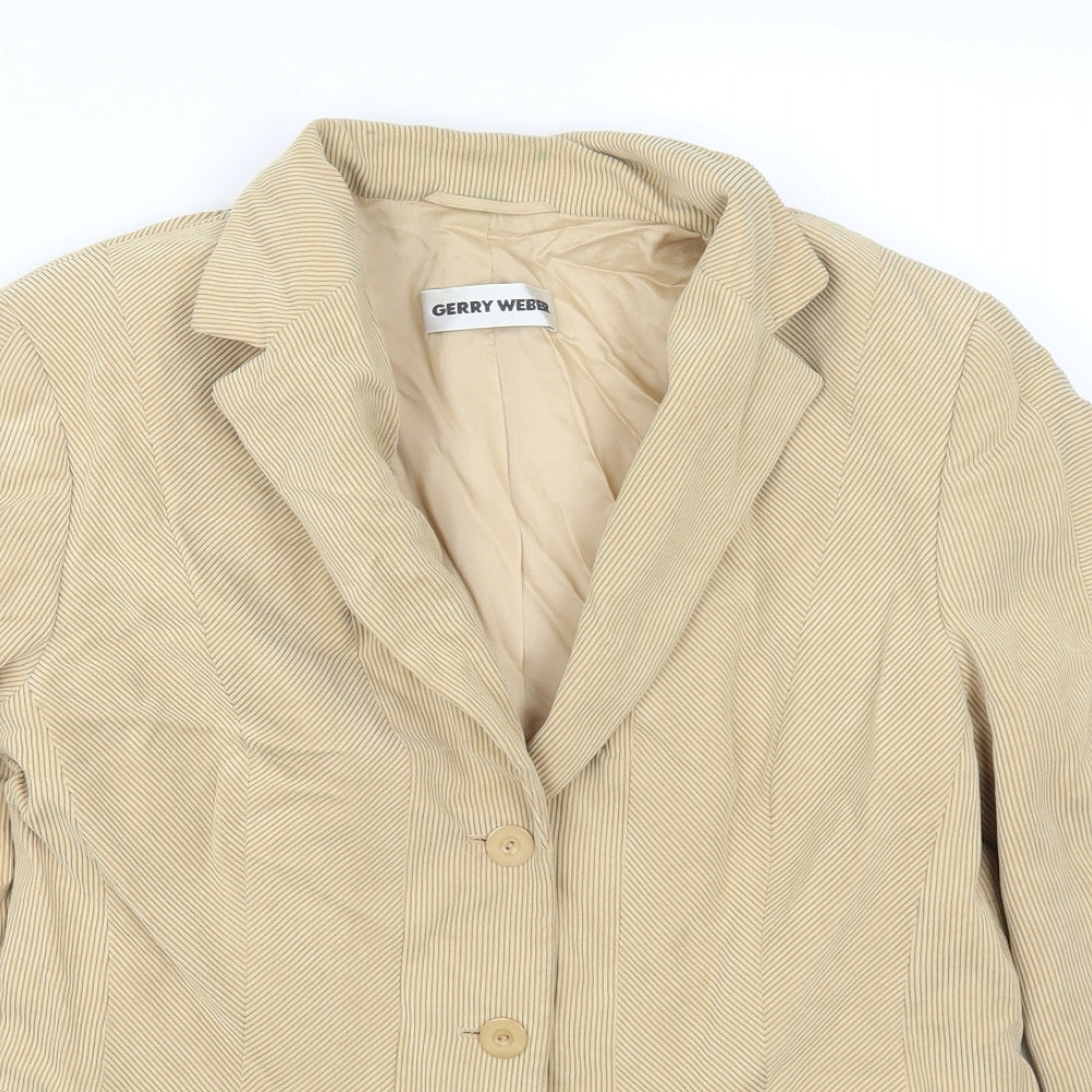 Gerry Weber Womens Beige   Jacket Suit Jacket Size 38