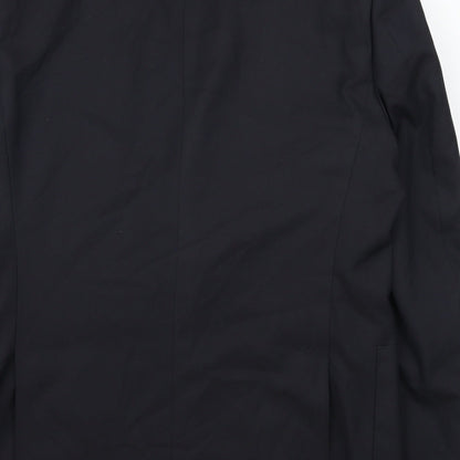 Mens UK Size 42 Marks and Spencer Regular Blue Suit Jacket