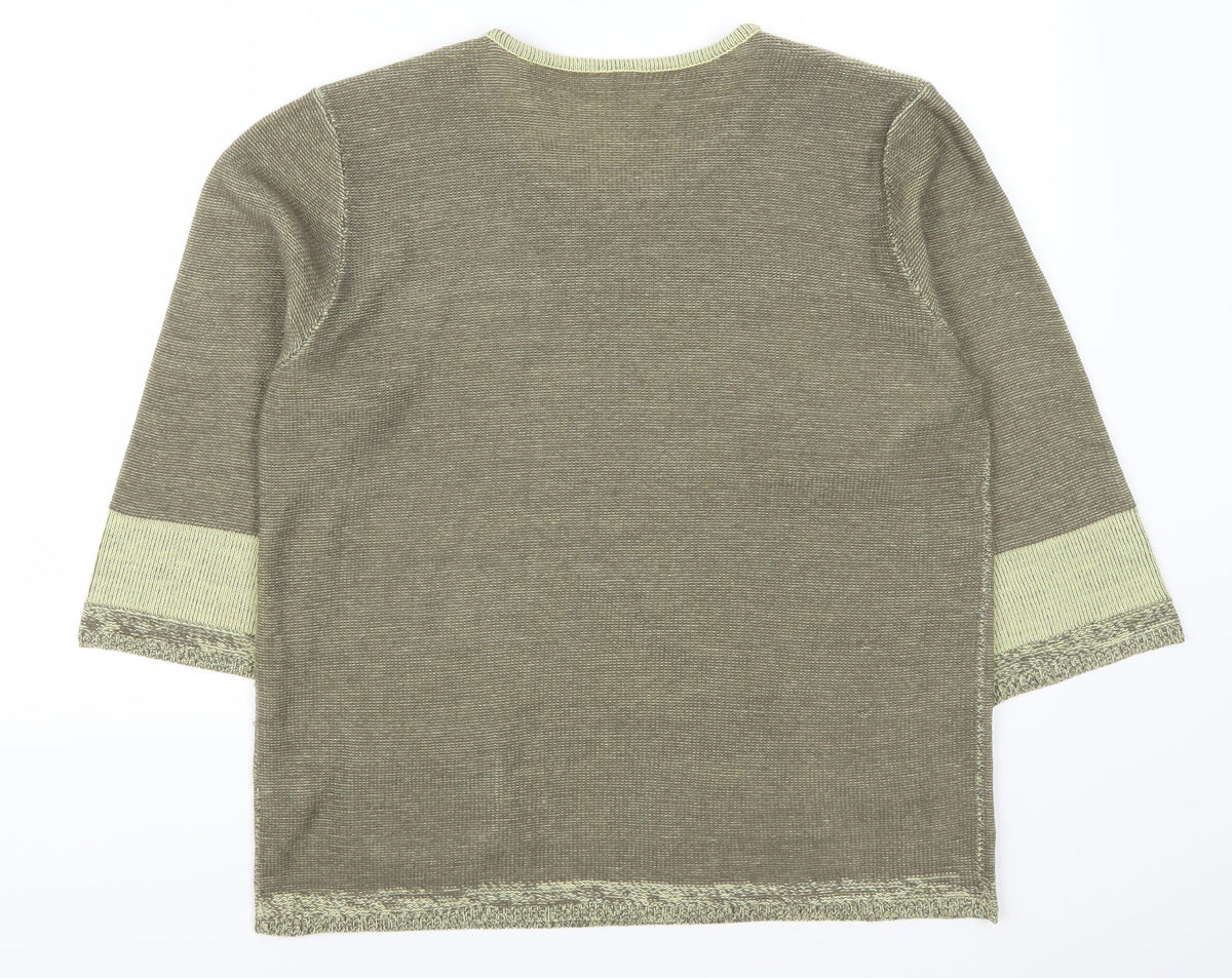 Preworn Womens Green   Pullover Jumper Size 18