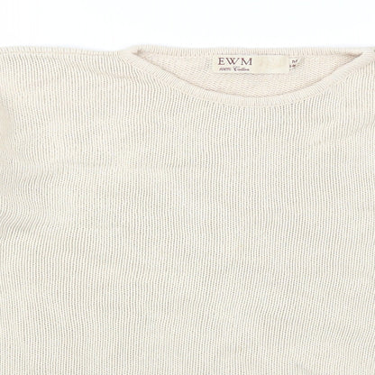 EWM Womens Beige   Pullover Jumper Size 14