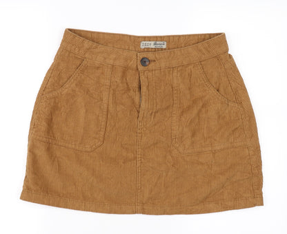 Womens UK Size 12 denim co A-Line Corduroy Skirt
