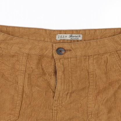 Womens UK Size 12 denim co A-Line Corduroy Skirt