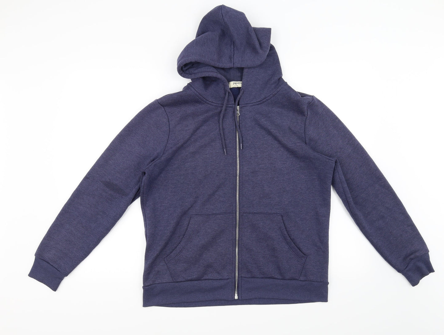 Papaya Mens Blue   Full Zip Sweatshirt Size M