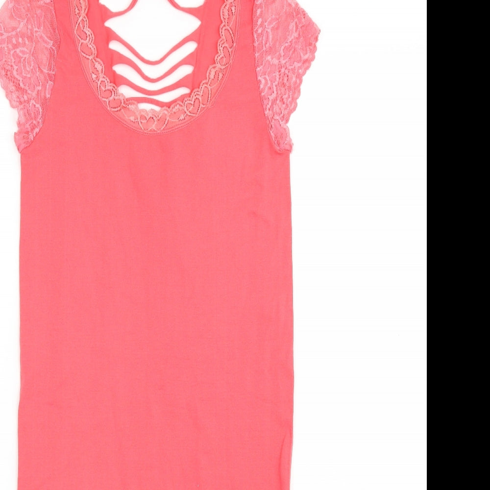 B&X Womens Pink   Basic T-Shirt Size M