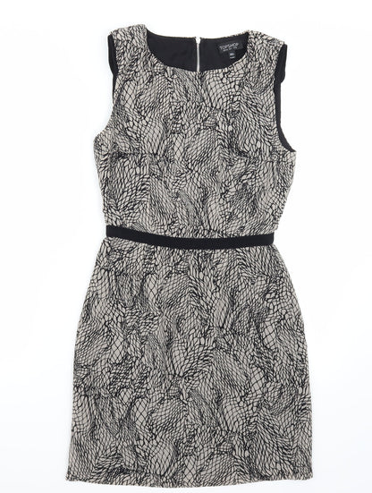 Topshop Womens Black   A-Line  Size 8