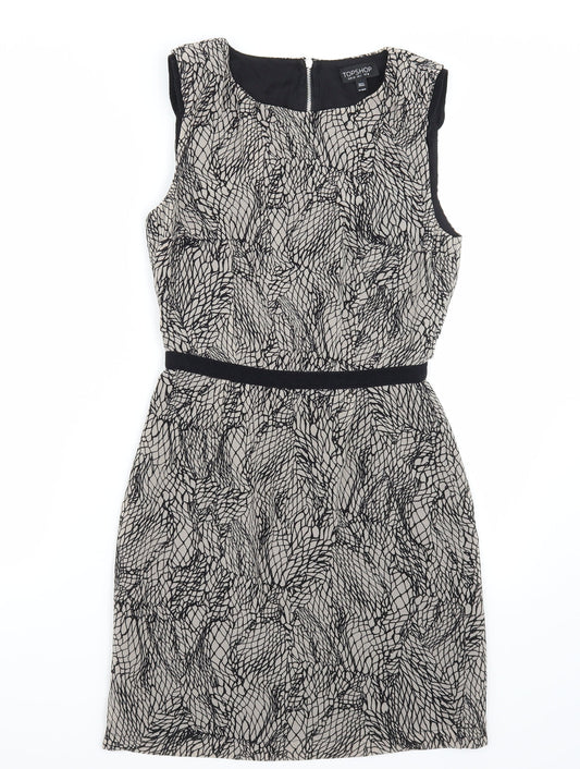 Topshop Womens Black   A-Line  Size 8