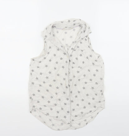 H&M Girls White   Basic Button-Up Size 12 Years