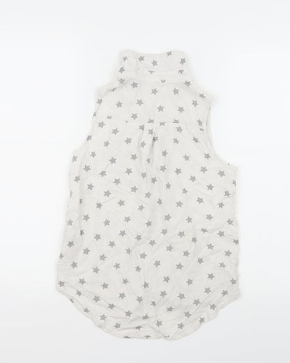 H&M Girls White   Basic Button-Up Size 12 Years
