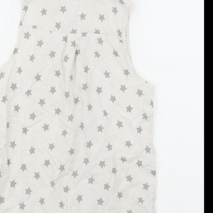 H&M Girls White   Basic Button-Up Size 12 Years