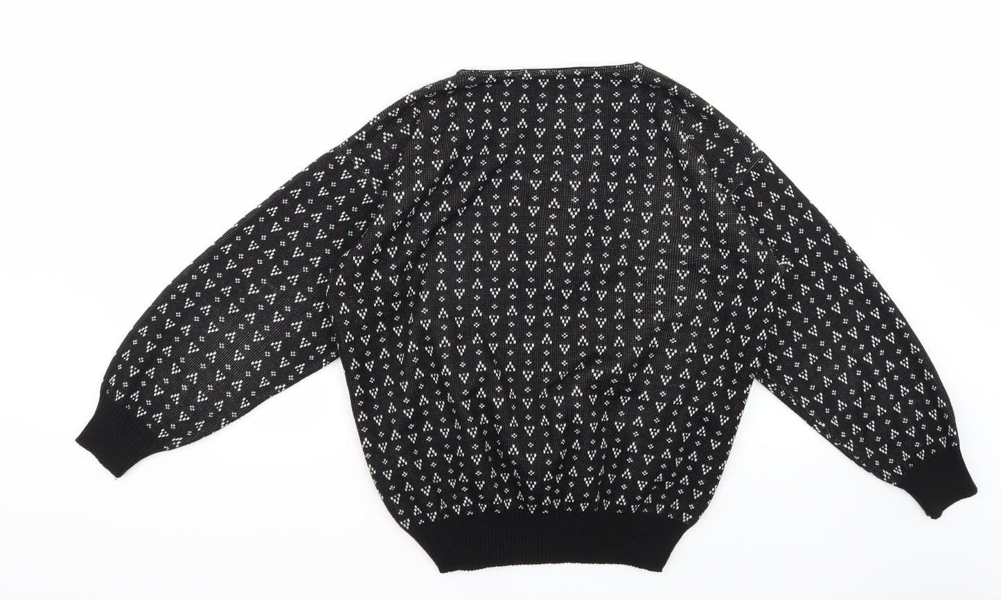 Styling Womens Black   Pullover Jumper Size M