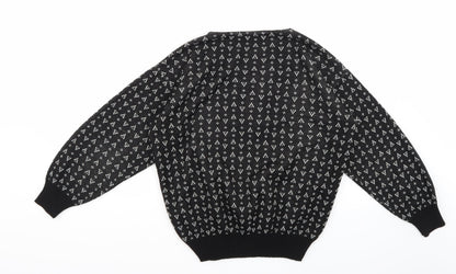 Styling Womens Black   Pullover Jumper Size M