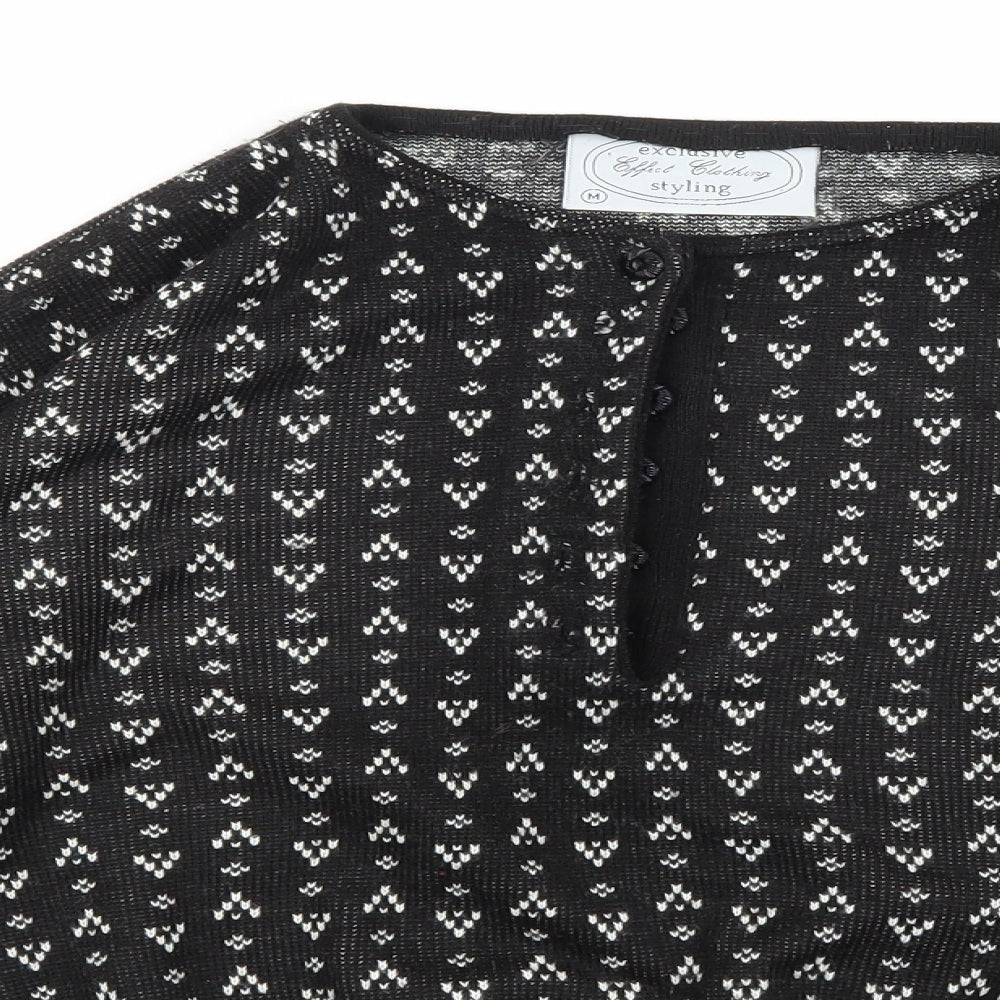 Styling Womens Black   Pullover Jumper Size M