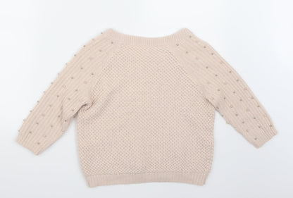 Diamonds Womens Pink   Pullover Jumper Size 12