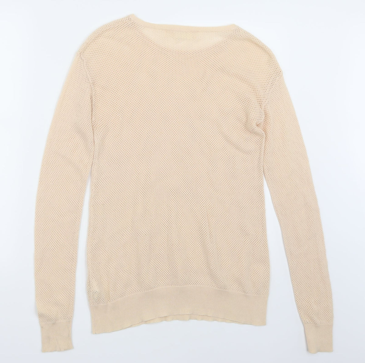 Zara Womens Beige   Pullover Jumper Size M