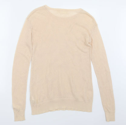 Zara Womens Beige   Pullover Jumper Size M