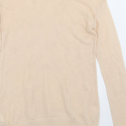Zara Womens Beige   Pullover Jumper Size M