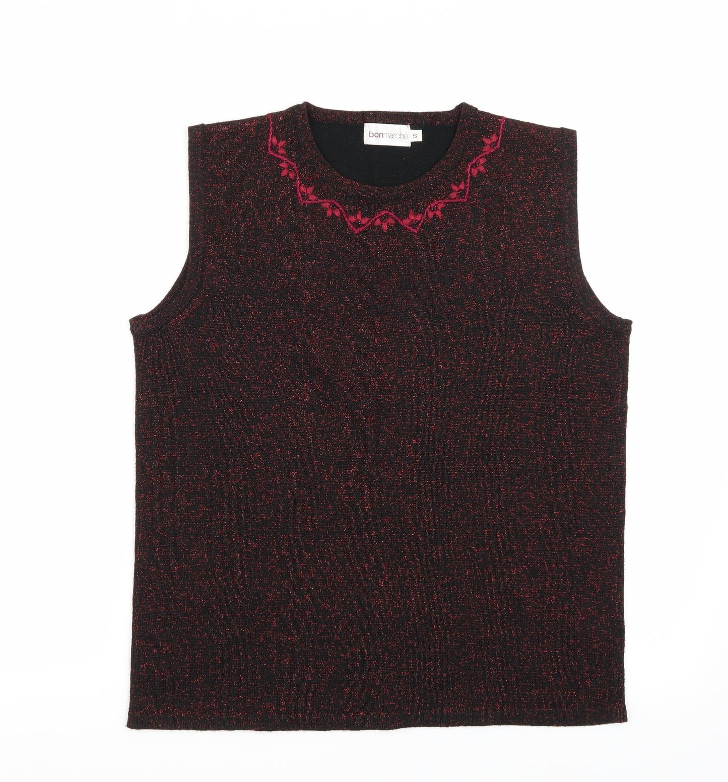 Bonmarché Womens Black   Henley Jumper Size S