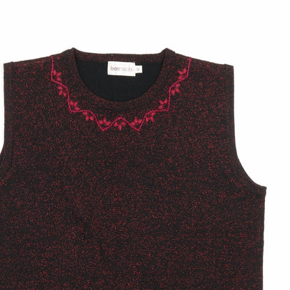 Bonmarché Womens Black   Henley Jumper Size S