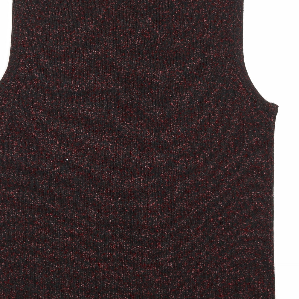 Bonmarché Womens Black   Henley Jumper Size S