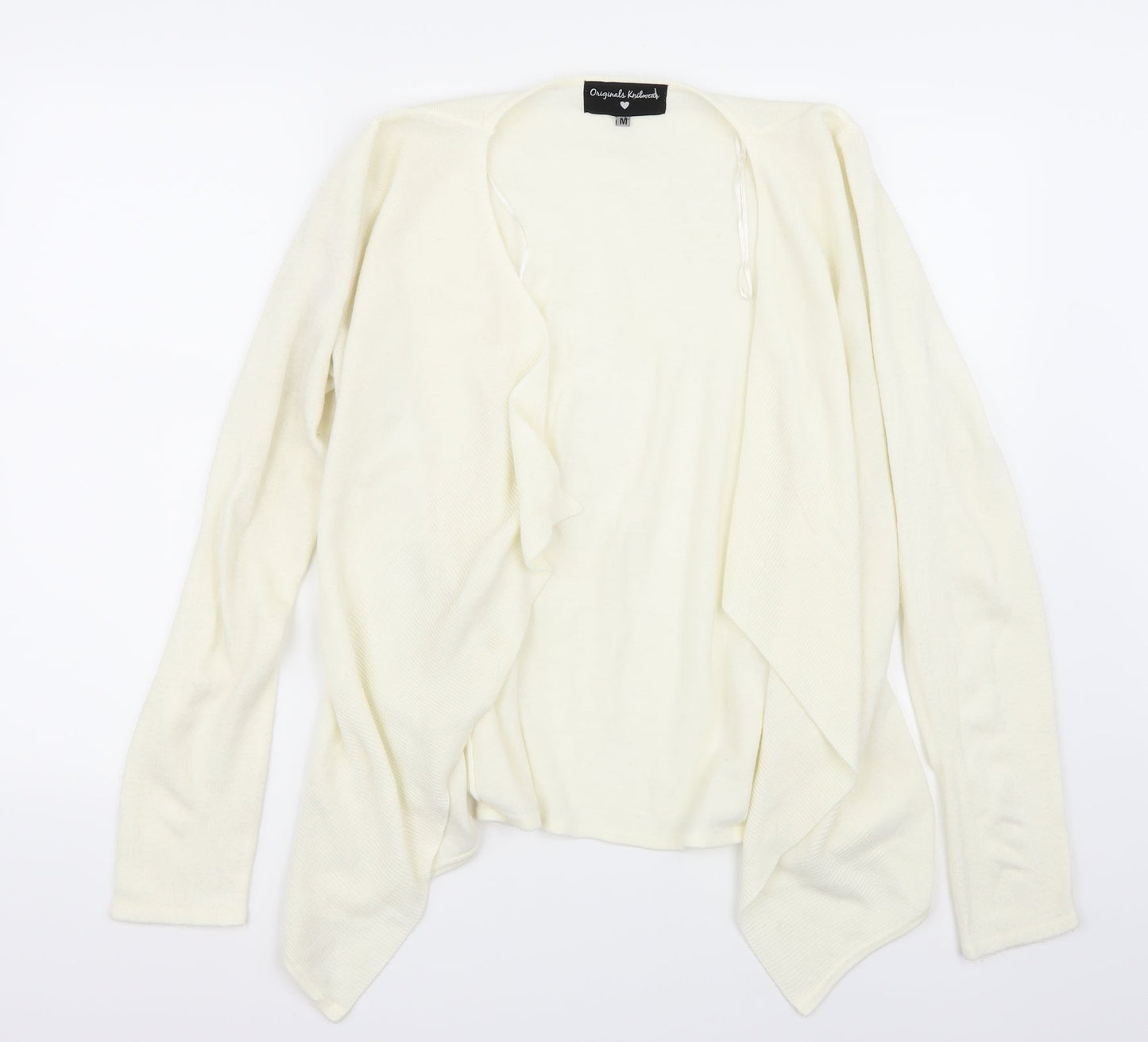 Originals  Womens White   Cardigan Jumper Size M