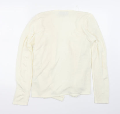 Originals  Womens White   Cardigan Jumper Size M