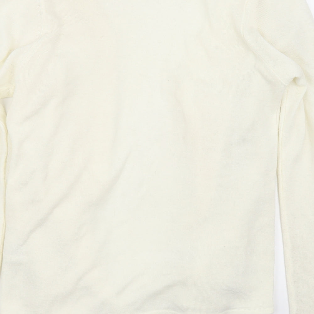 Originals  Womens White   Cardigan Jumper Size M