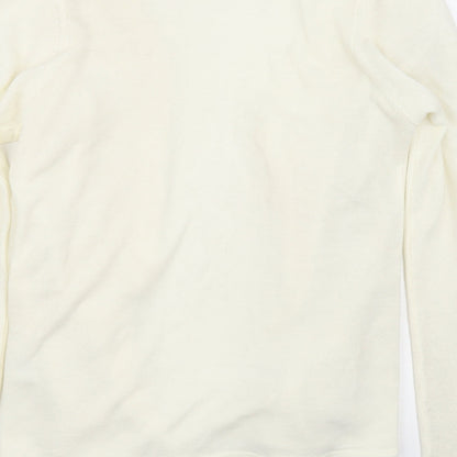 Originals  Womens White   Cardigan Jumper Size M