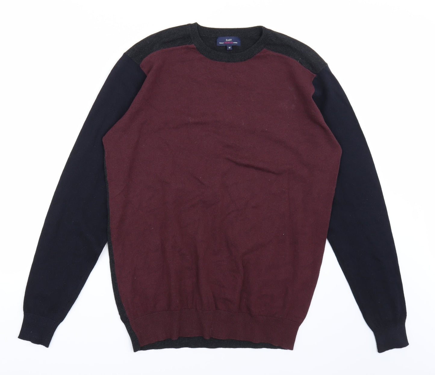 Easy Mens Black   Pullover Jumper Size M