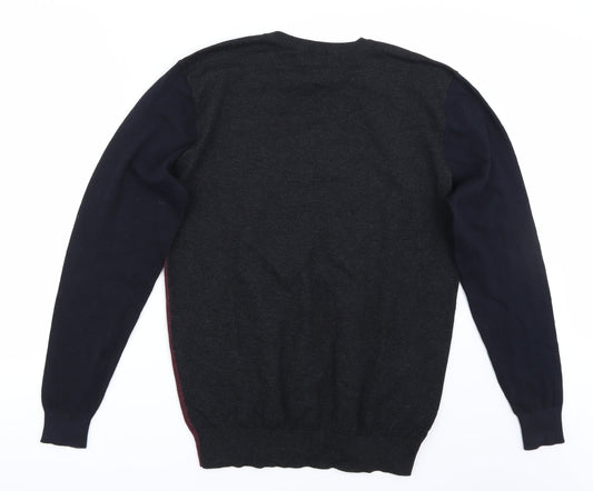 Easy Mens Black   Pullover Jumper Size M