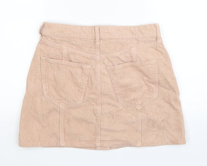 Womens UK Size 8 River Island A-Line Corduroy Skirt