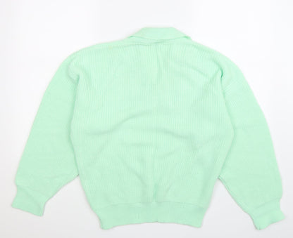 FROG Womens Green  Knit Pullover Jumper Size L