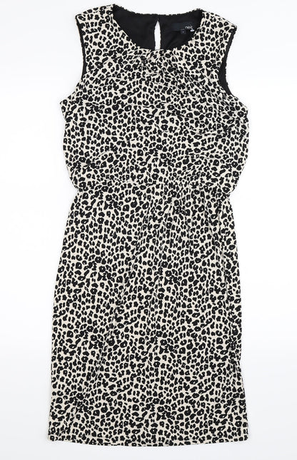 NEXT Womens Multicoloured Animal Print  Bodycon  Size 8