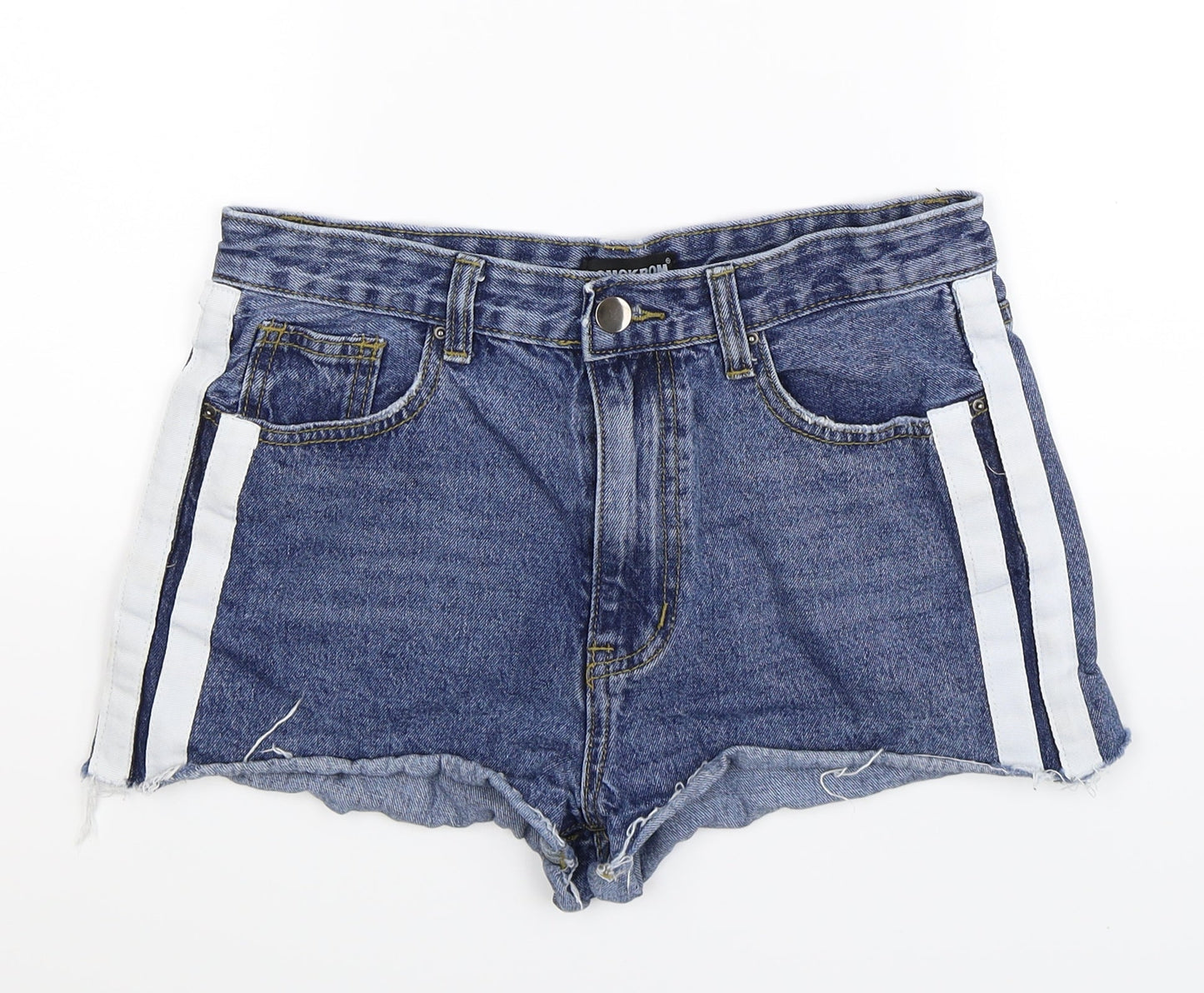Womens UK Size 10 Momokrom Extra-Slim Fit Hot Pants Shorts