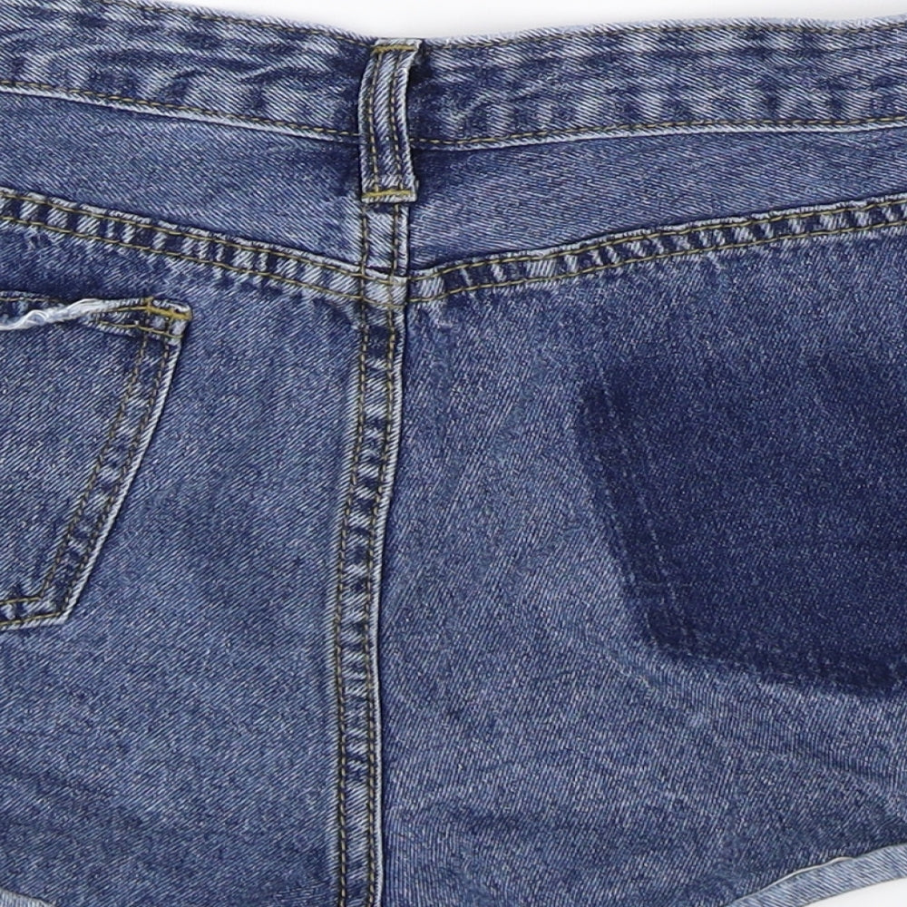 Womens UK Size 10 Momokrom Extra-Slim Fit Hot Pants Shorts