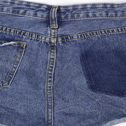 Womens UK Size 10 Momokrom Extra-Slim Fit Hot Pants Shorts