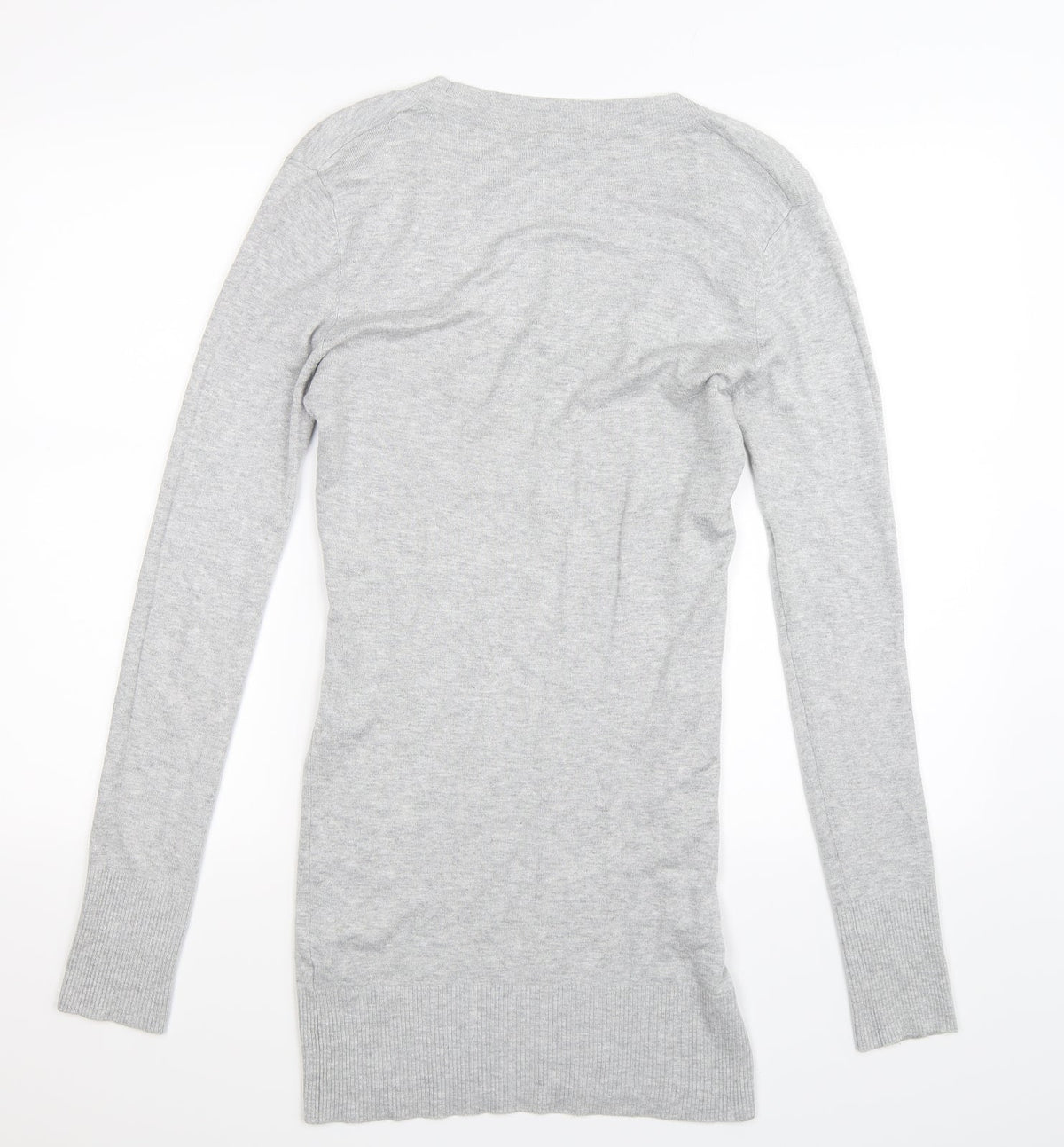 New Look Womens Grey  Knit Pullover Jumper Size 12