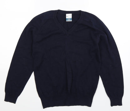 Performa Boys Blue  Knit Pullover Jumper Size 11-12 Years