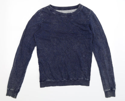 Womens Blue   Pullover Sweatshirt Size 12