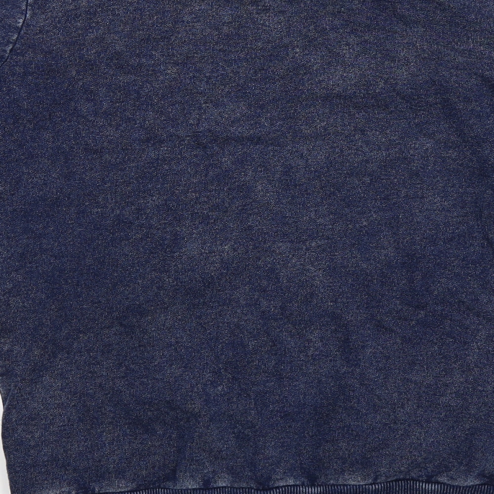 Womens Blue   Pullover Sweatshirt Size 12