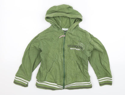 Vertbaudet Boys Green   Full Zip Hoodie Size 8 Years