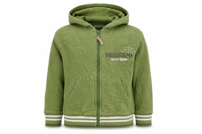 Vertbaudet Boys Green   Full Zip Hoodie Size 8 Years
