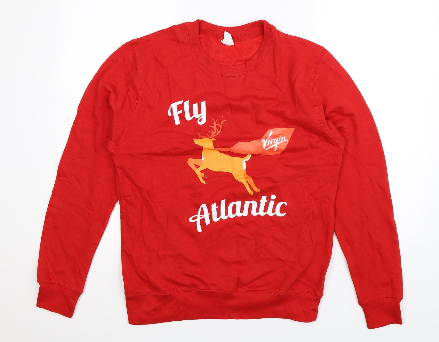 Mens UK Size S All We Do is Red Pullover Sweatshirt