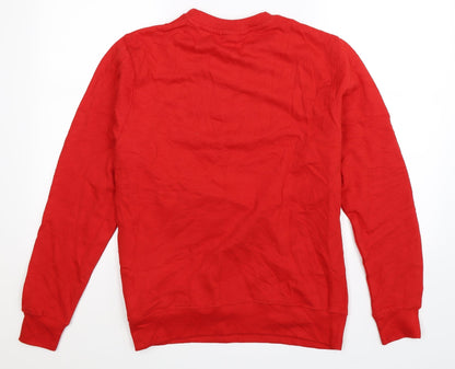 Mens UK Size S All We Do is Red Pullover Sweatshirt