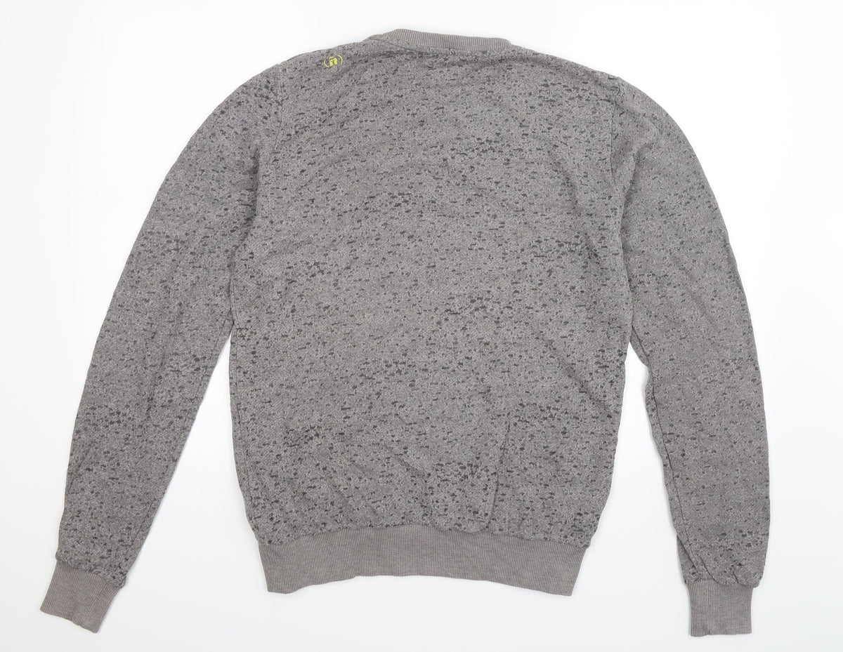 Spanglish Mens Grey   Pullover Sweatshirt Size S